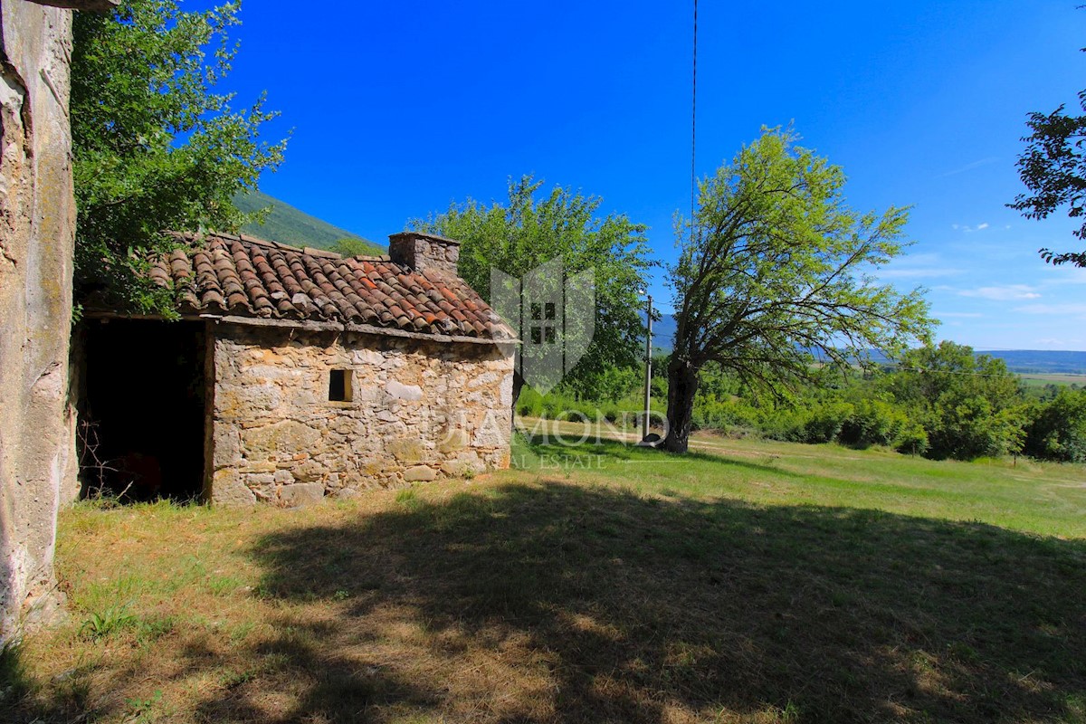 Albona, dintorni, bella proprietà con tre edifici da ristrutturare