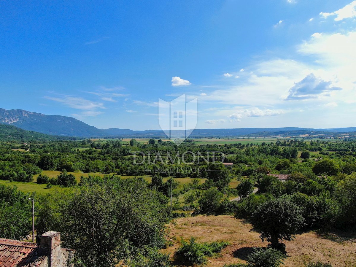 Albona, dintorni, bella proprietà con tre edifici da ristrutturare