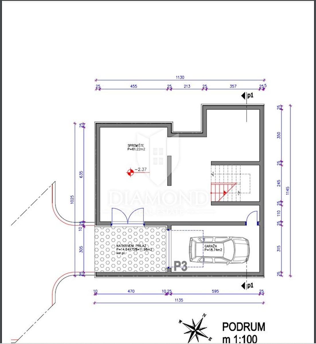 Casa di lusso in un tranquillo sobborgo di Pola su tre piani