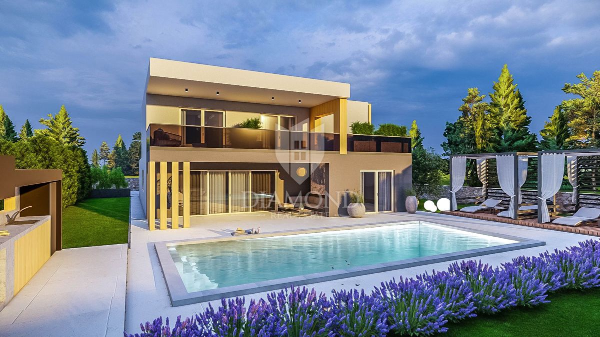 Una bellissima casa nuova con piscina vicino a Dignano