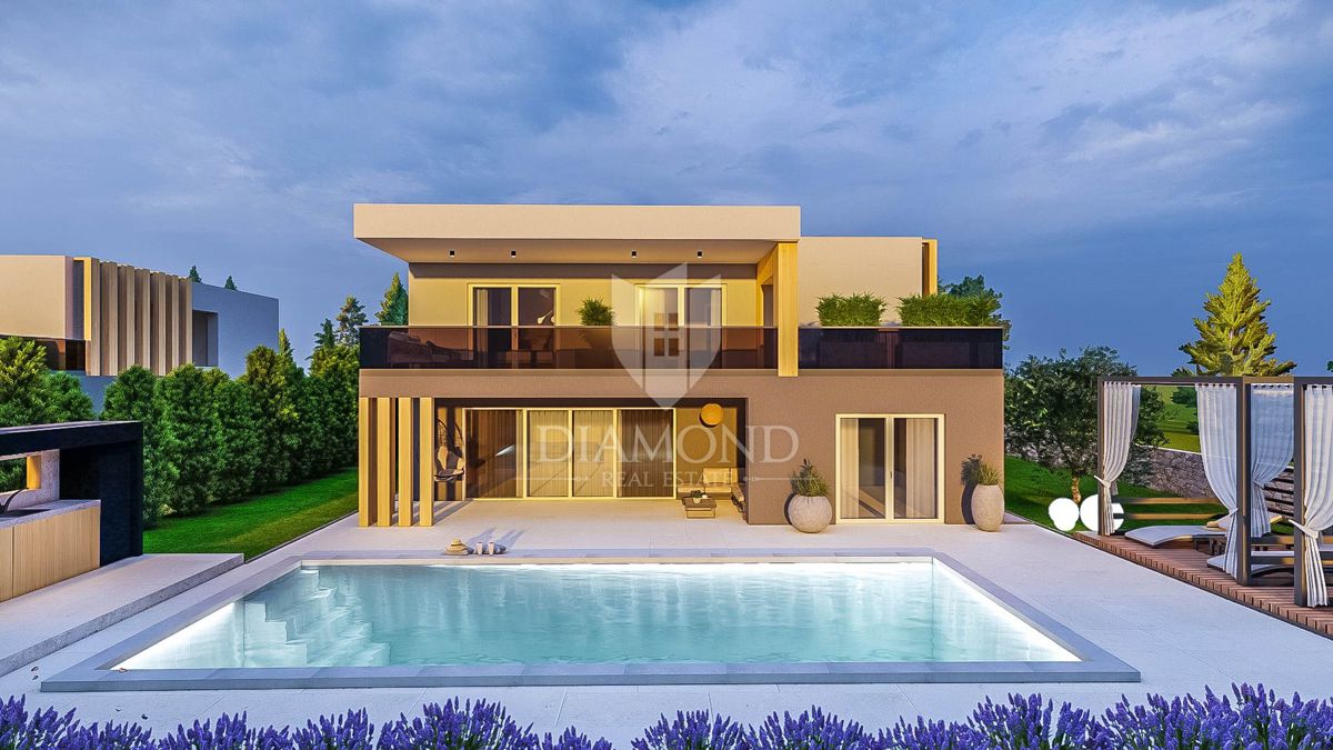 Una bellissima casa nuova con piscina vicino a Dignano