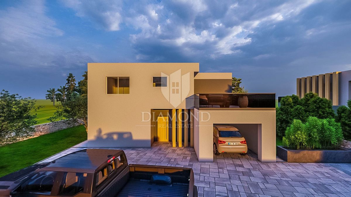 Una bellissima casa nuova con piscina vicino a Dignano