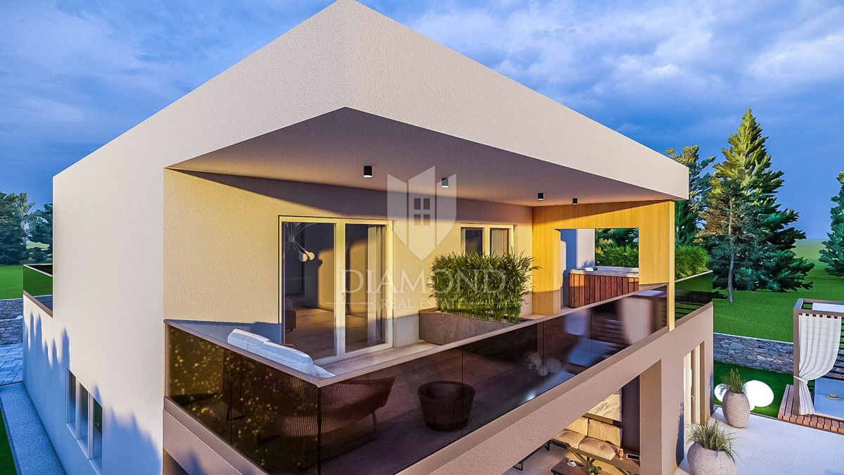 Una bellissima casa nuova con piscina vicino a Dignano