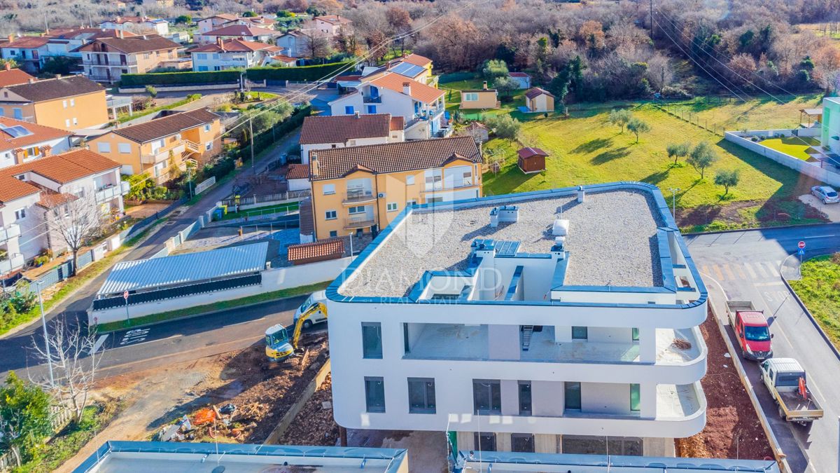 Umago, dintorni! Lussuoso appartamento con vista mare in costruzione!