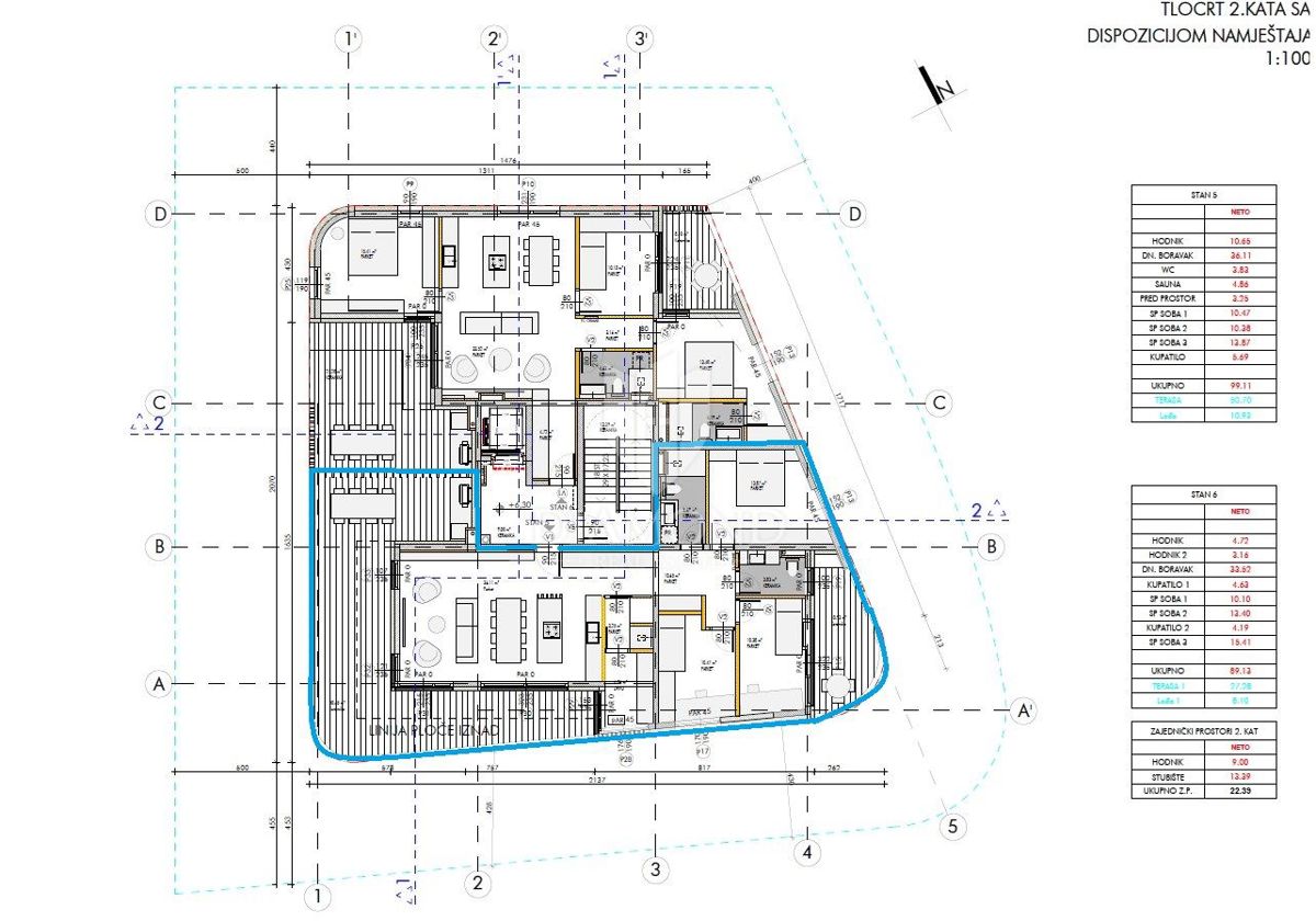 Umago, dintorni! Lussuoso appartamento con vista mare in costruzione!