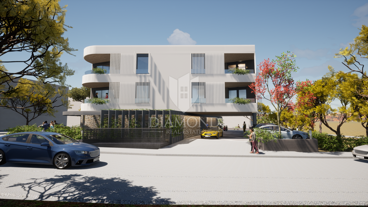 Umago, dintorni! Lussuoso appartamento con vista mare in costruzione!