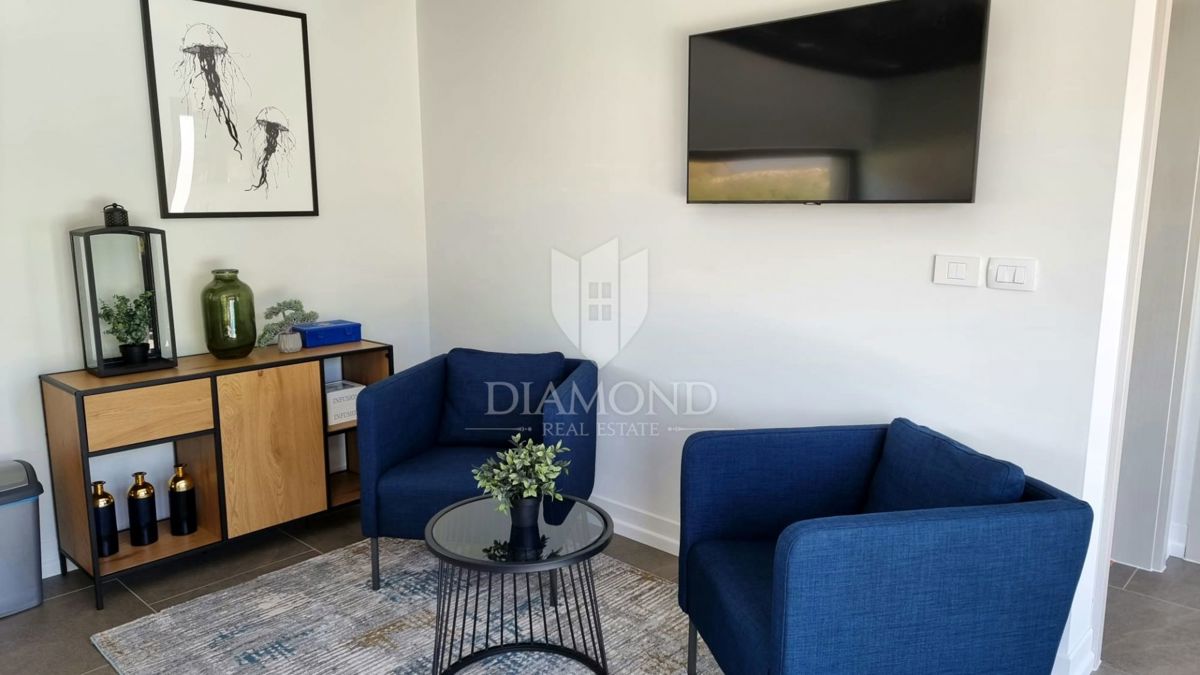 Labin, una bella casa a un piano con piscina