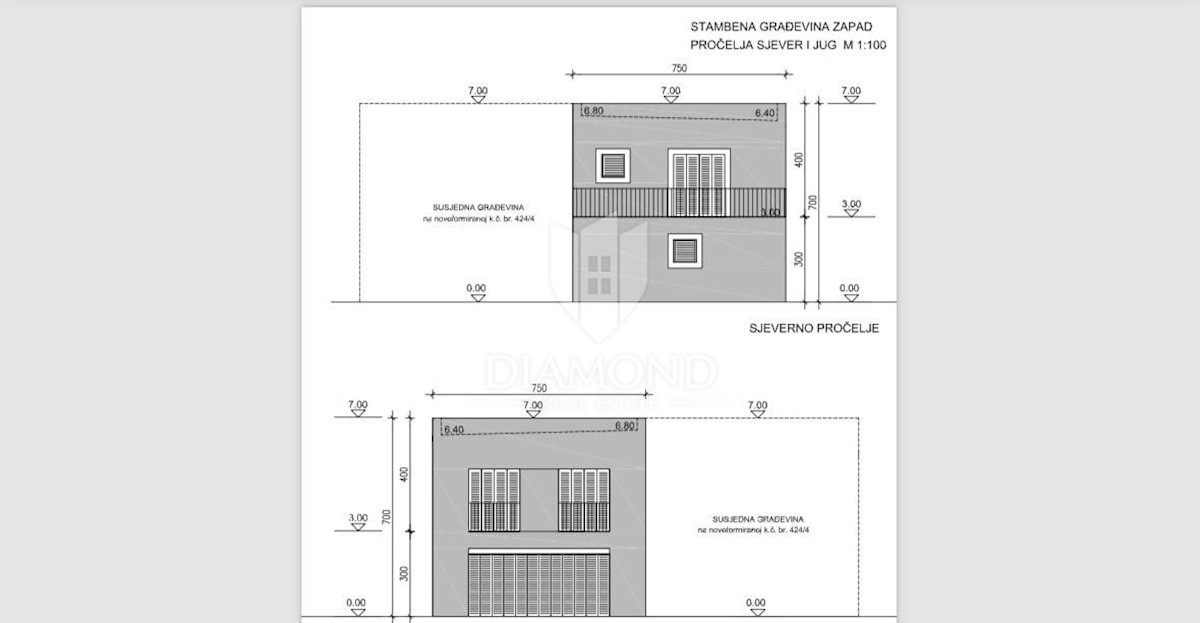 Dintorni di Lovrečica, terreno con progetto