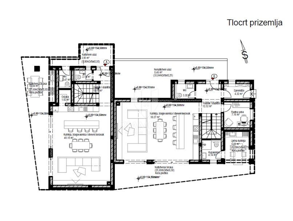 Rovigno, dintorni, casa moderna con piscina in una posizione tranquilla