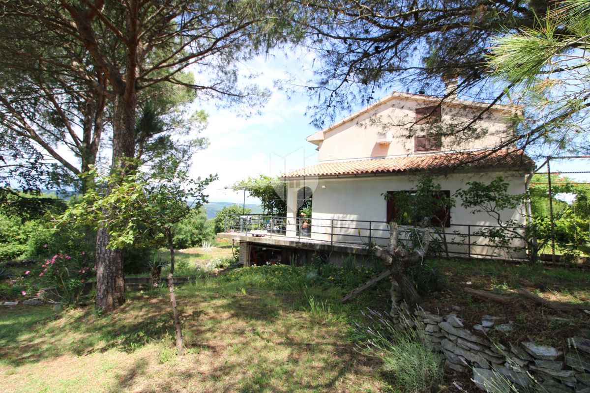 Labin, dintorni, casa bifamiliare con vista mare