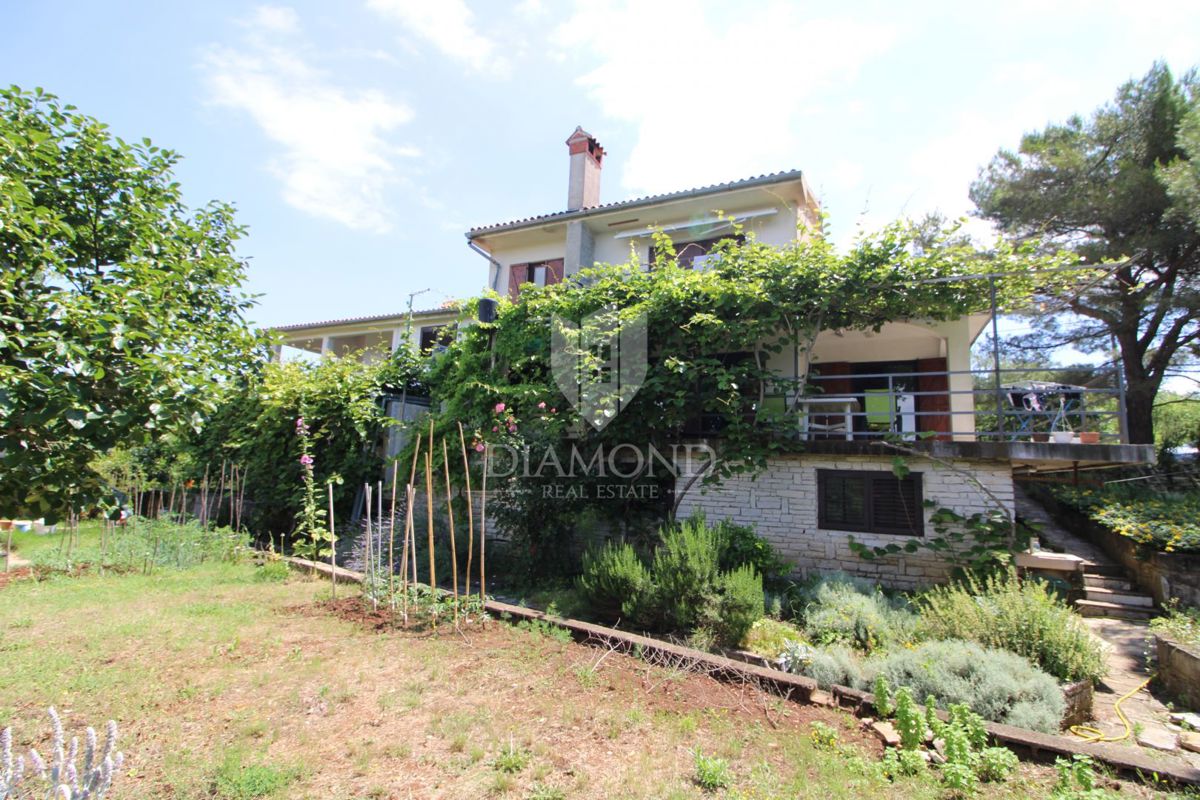 Labin, dintorni, casa bifamiliare con vista mare