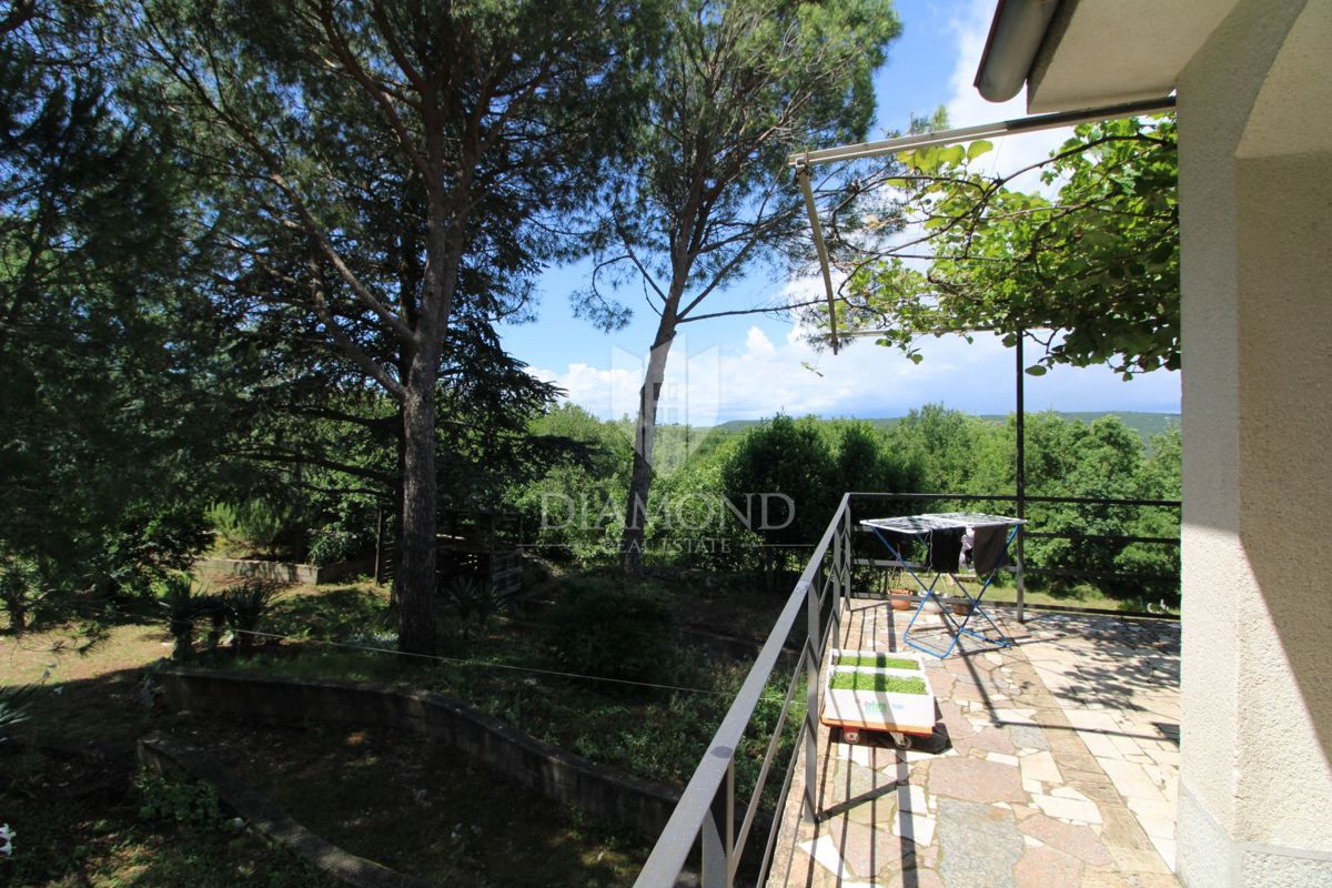 Labin, dintorni, casa bifamiliare con vista mare