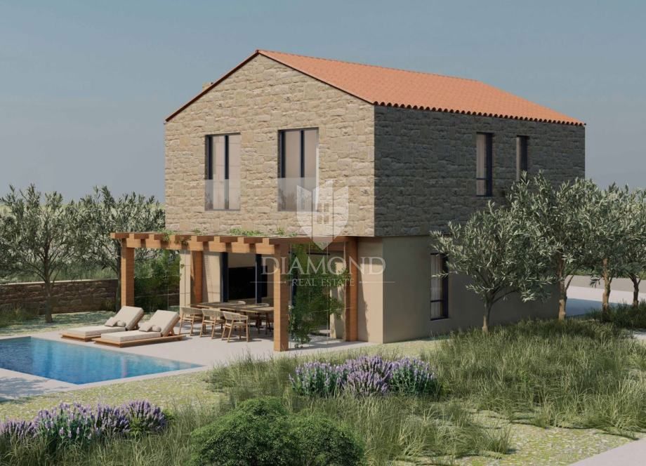 Svetvinčenat, dintorni, terreno con permesso di costruire 