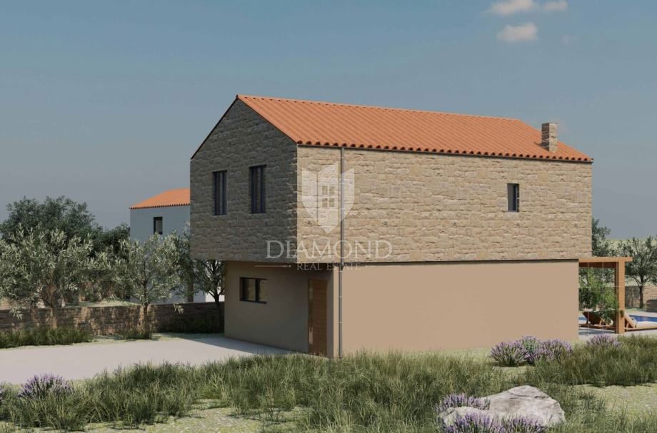 Svetvinčenat, dintorni, terreno con permesso di costruire 