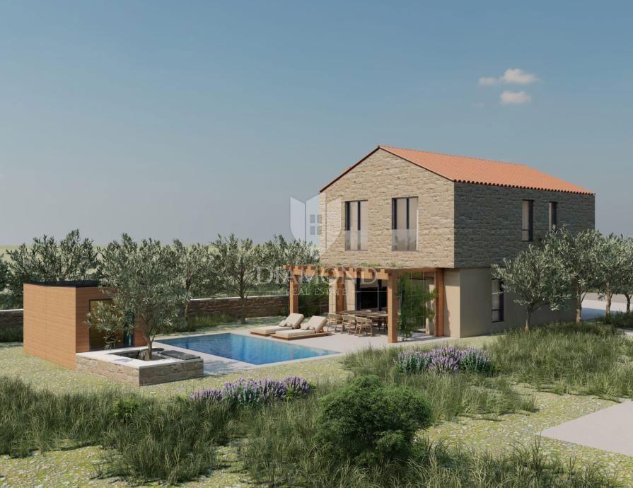 Svetvinčenat, dintorni, terreno con permesso di costruire 