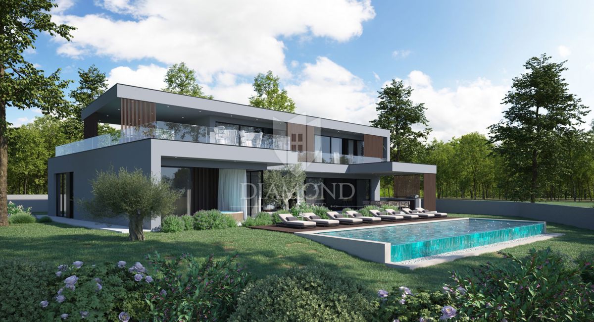 Labin, Rabac, terreno edificabile con vista mare