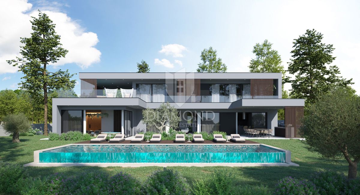 Labin, Rabac, terreno edificabile con vista mare