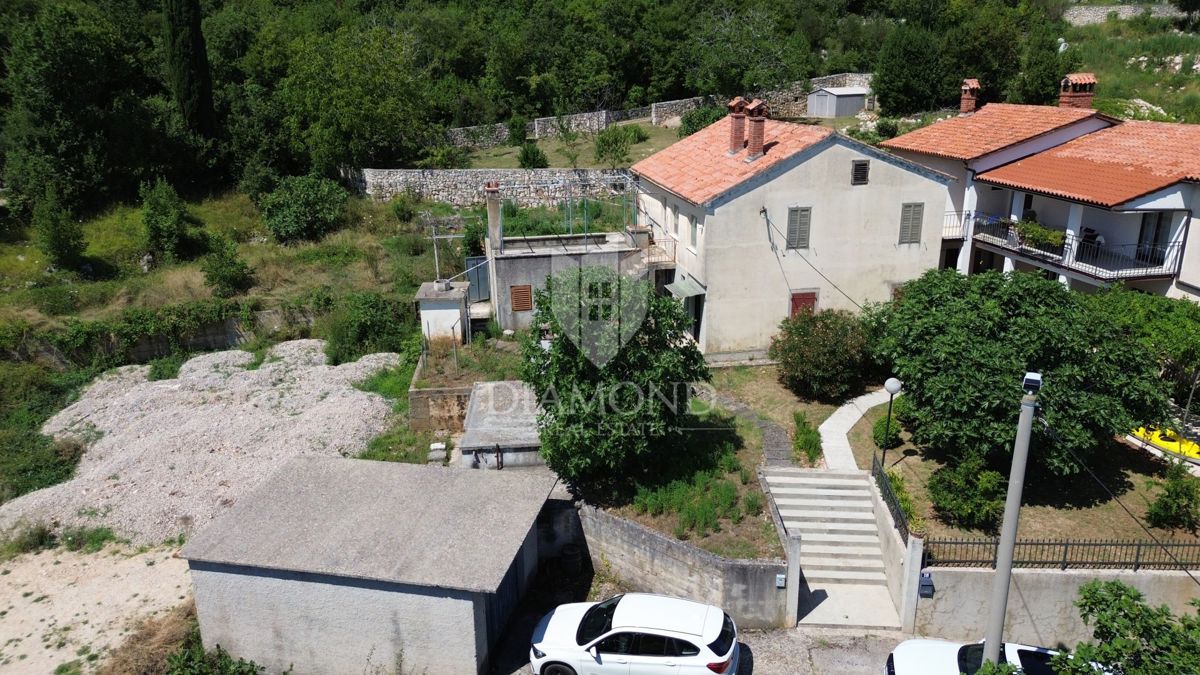 Albona, dintorni, casa per adattamento, vista mare