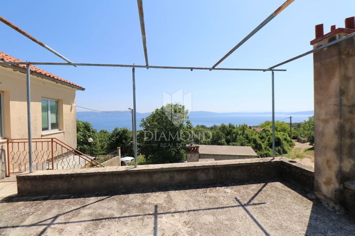 Albona, dintorni, casa per adattamento, vista mare