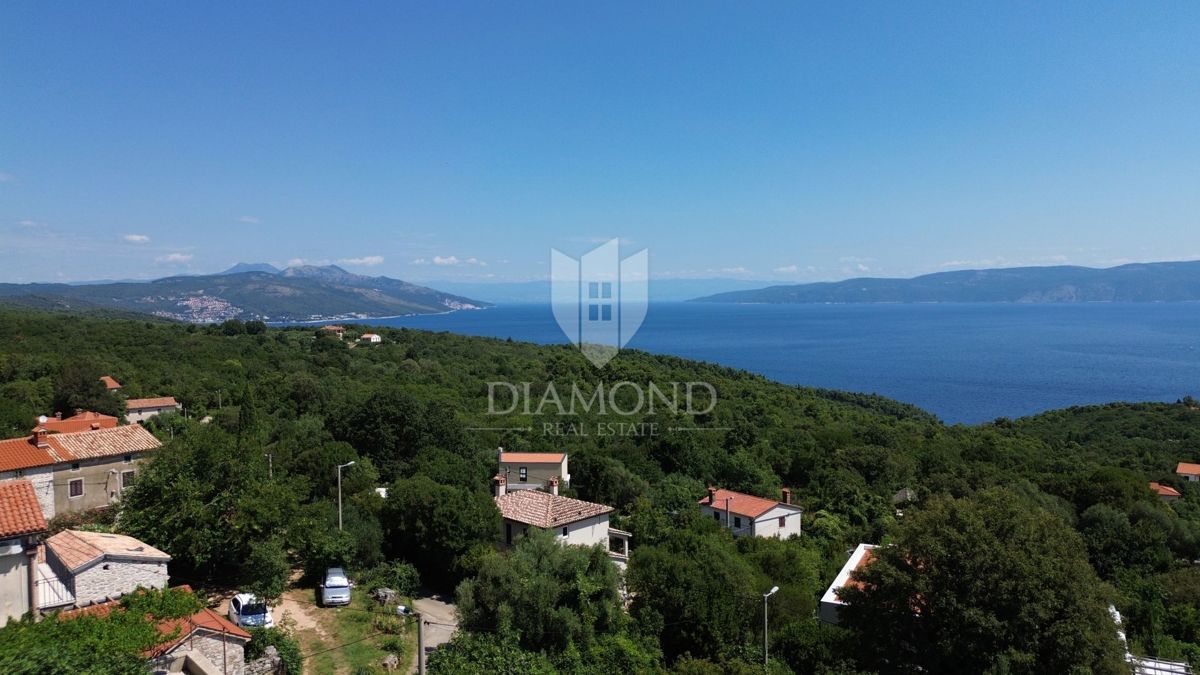 Albona, dintorni, casa per adattamento, vista mare