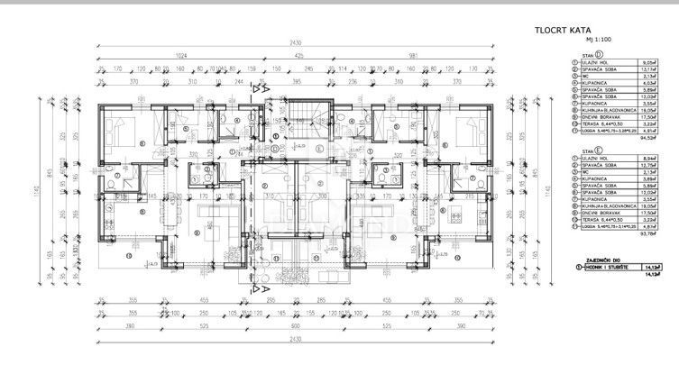 Appartamento Poreč, 93,68m2