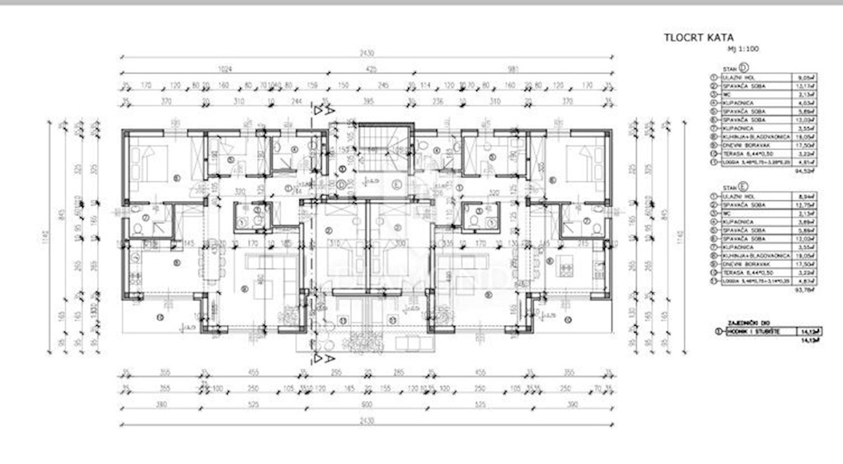 Appartamento Poreč, 93,68m2