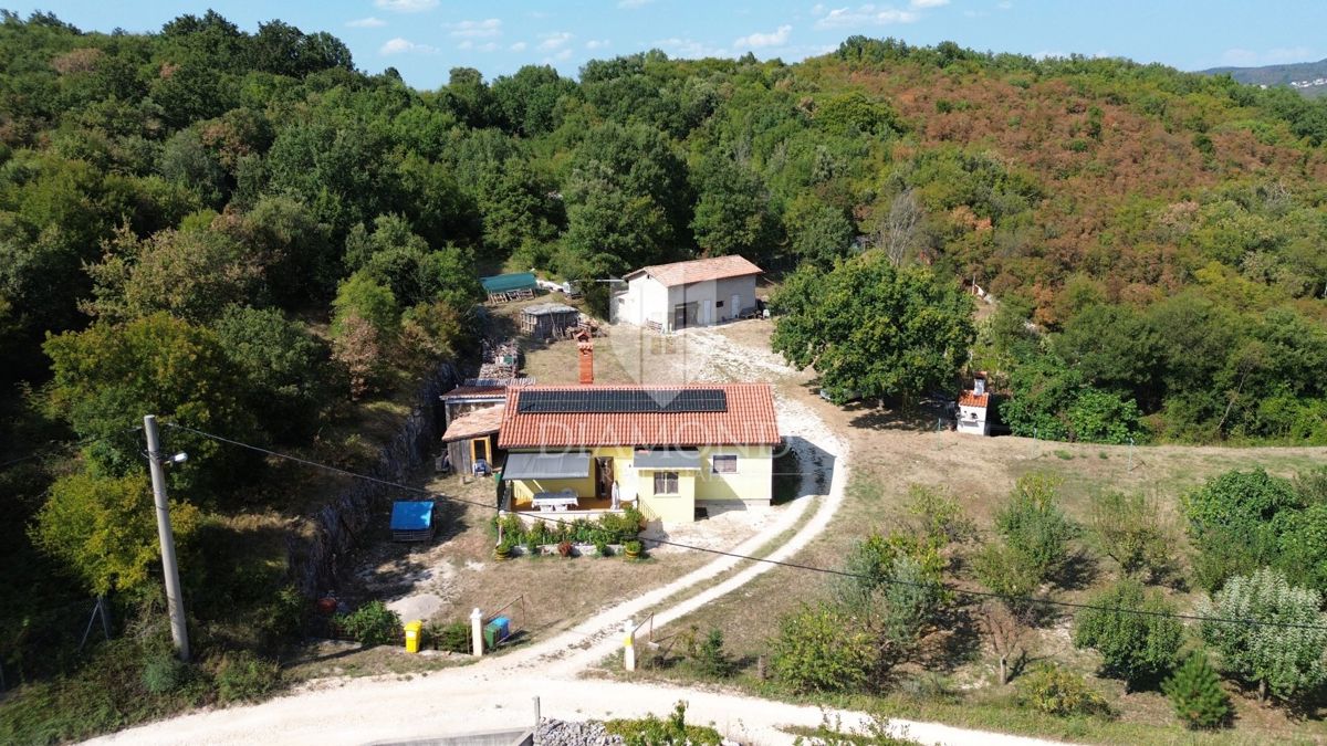 Labin, dintorni, casa con vista su Rabac