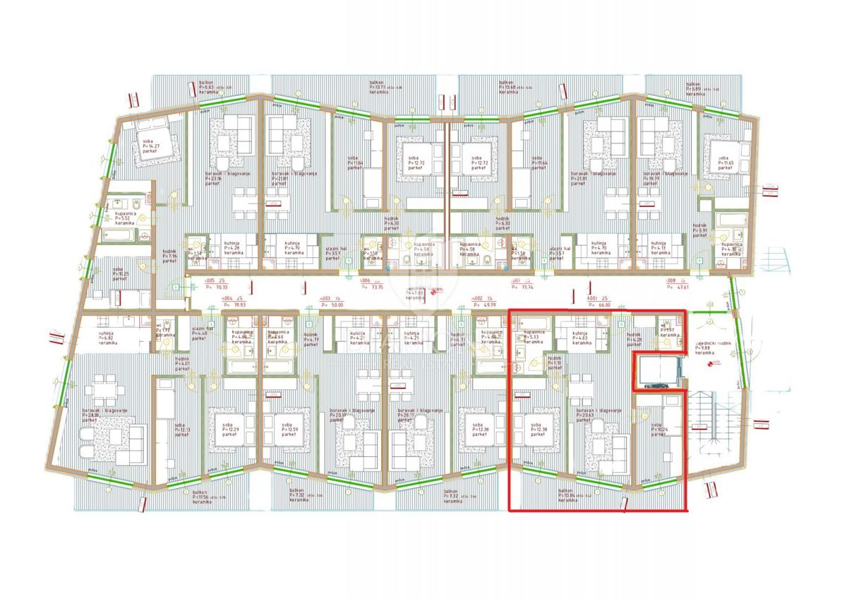 Parenzo, appartamento trilocale al piano terra vicino al centro citta!