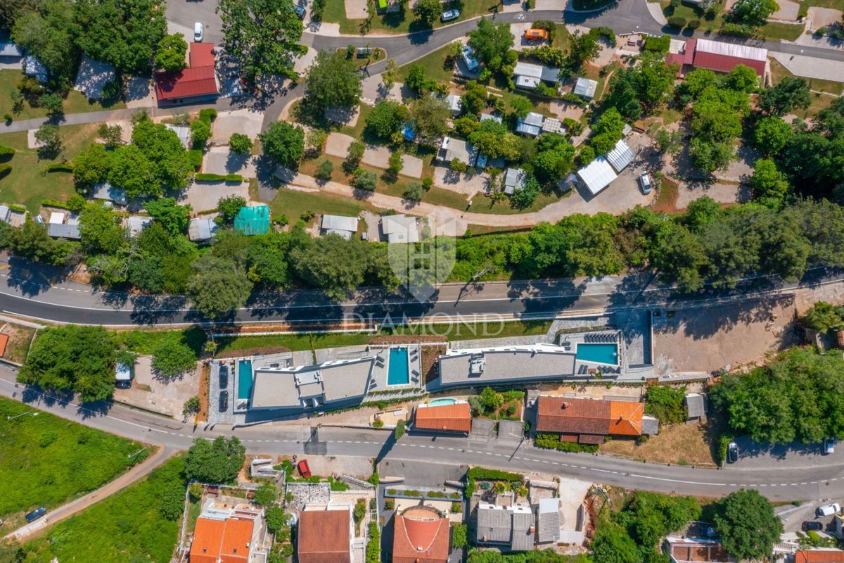 Mošćenička Draga, villa moderna con piscina vicino alla spiaggia