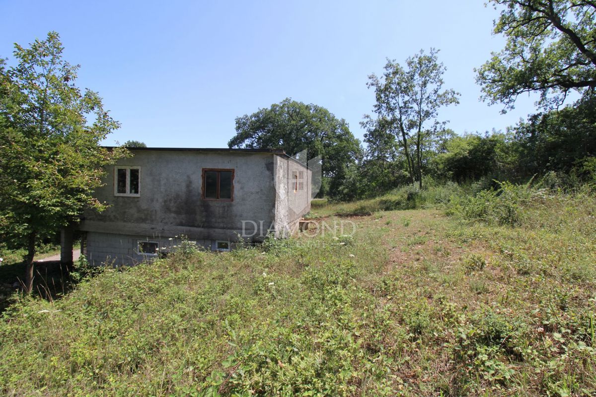 Pićan, dintorni, i lavori sono iniziati in una posizione tranquilla