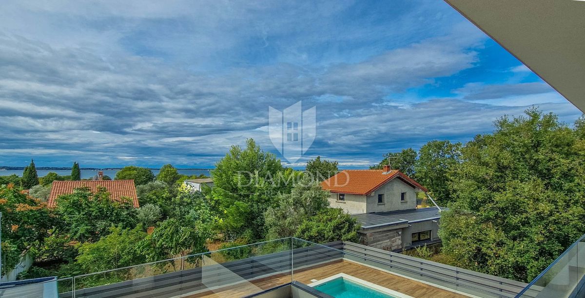 Fasana, dintorni, villa di lusso con vista, vicino alla spiaggia