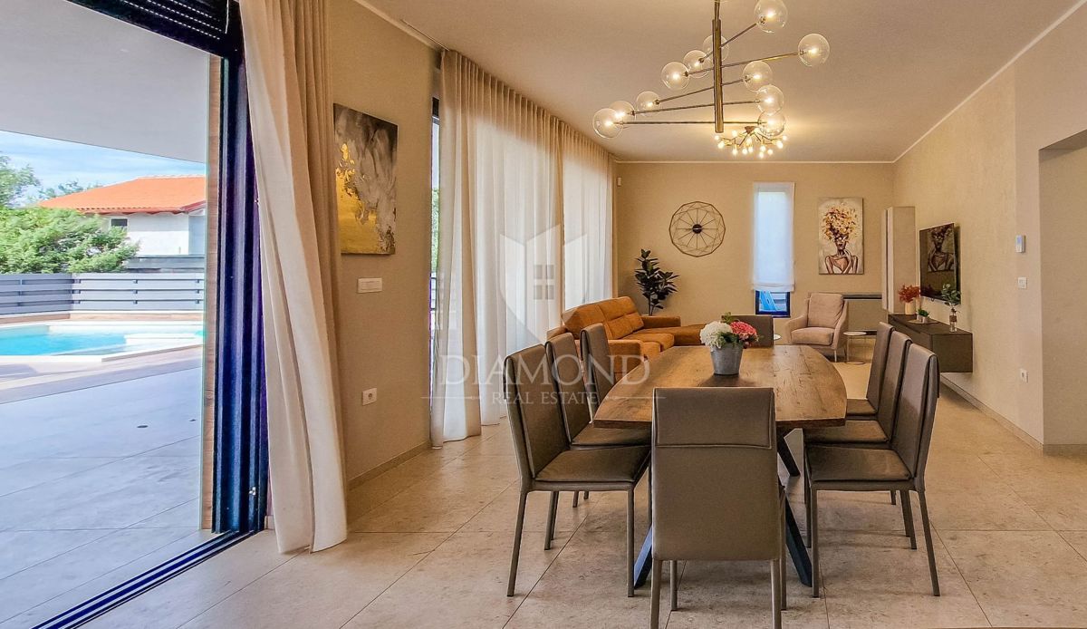 Fasana, dintorni, villa di lusso con vista, vicino alla spiaggia