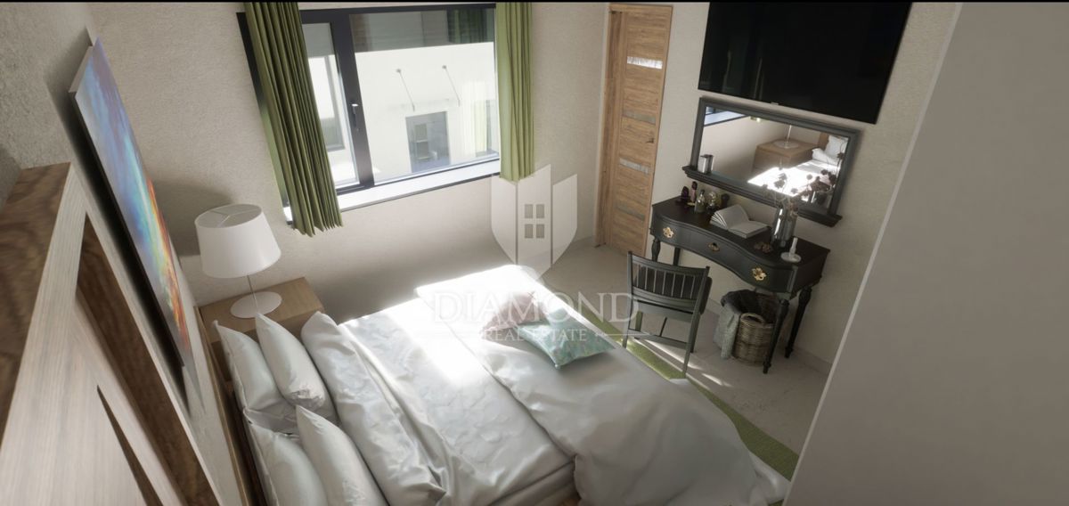 Parenzo, appartamento con terrazza sul tetto e ingresso privato