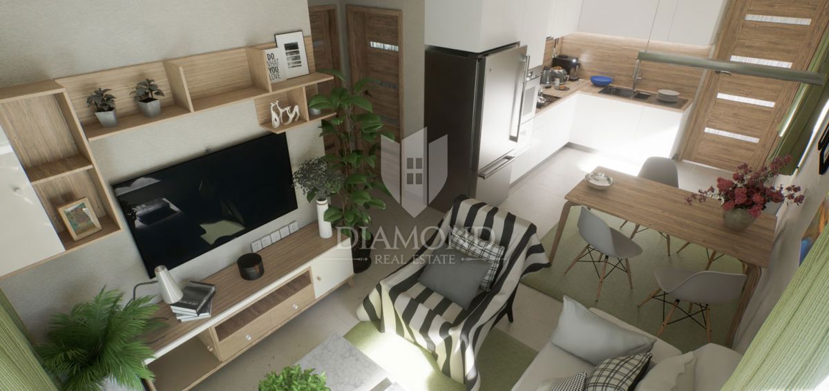 Parenzo, appartamento con terrazza sul tetto e ingresso privato