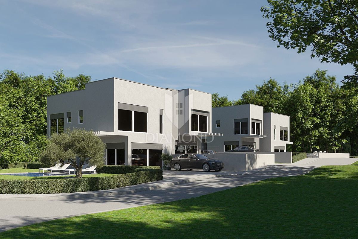 Zona di Parenzo, casa bifamiliare con terrazza sul tetto – vista mare!