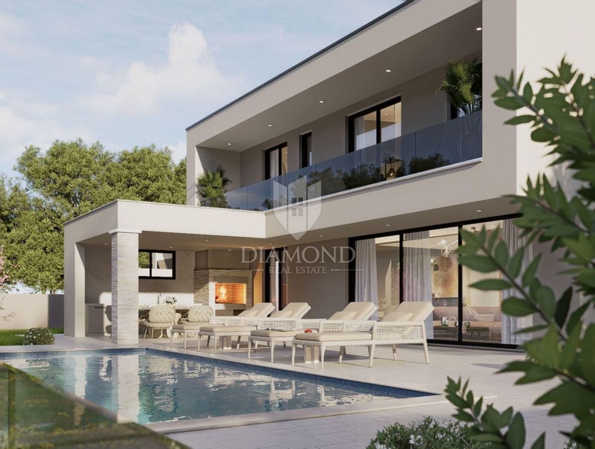 CASA IN COSTRUZIONE, VICINO AD ALBONA