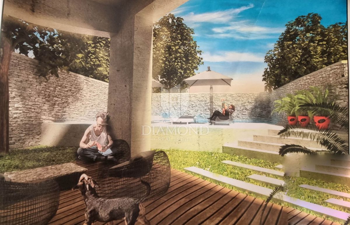 Rovigno, dintorni, terreno con progetto - OCCASIONE!!!