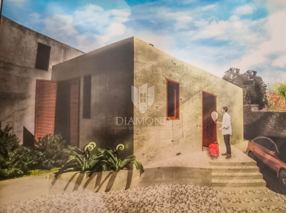 Rovigno, dintorni, terreno con progetto - OCCASIONE!!!