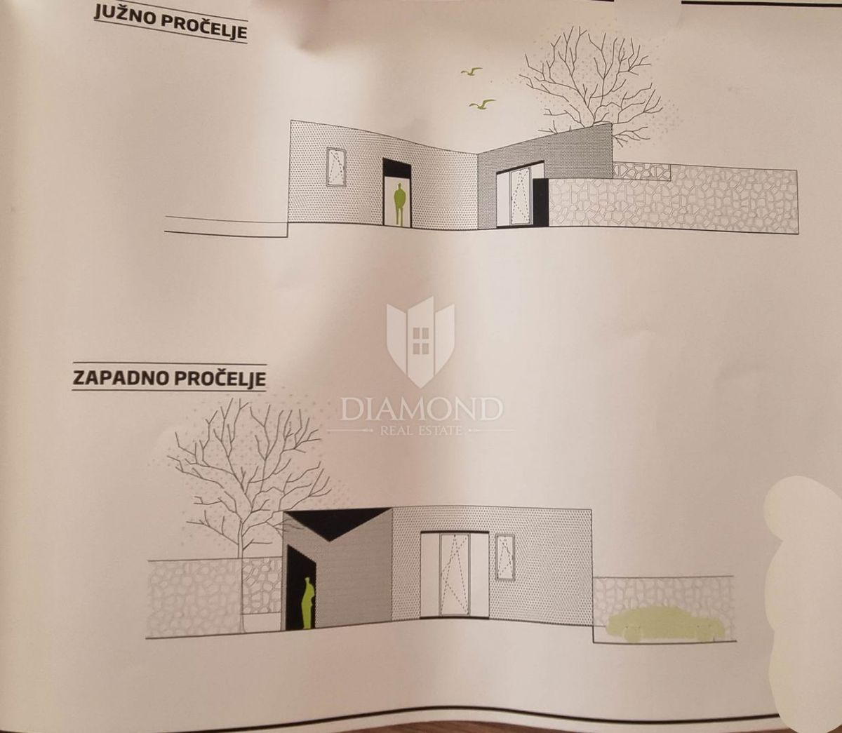 Rovigno, dintorni, terreno con progetto - OCCASIONE!!!