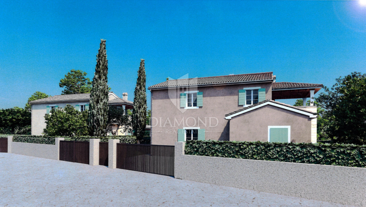 Parenzo dintorni – terreno 771 m² con permesso per villa e piscina