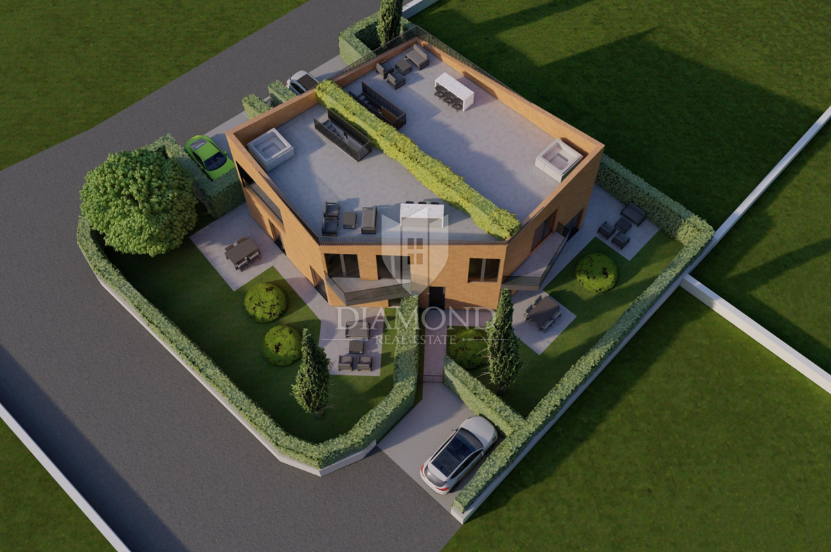 Parenzo, appartamento moderno con giardino