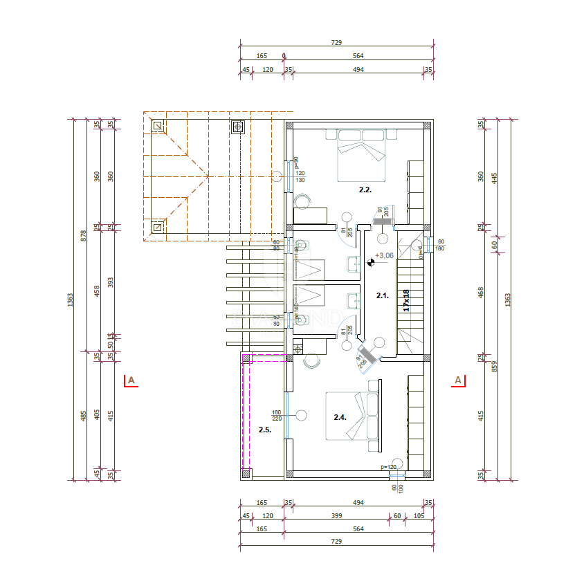 Žminj, dintorni, nuova casa con piscina in un idillio rurale