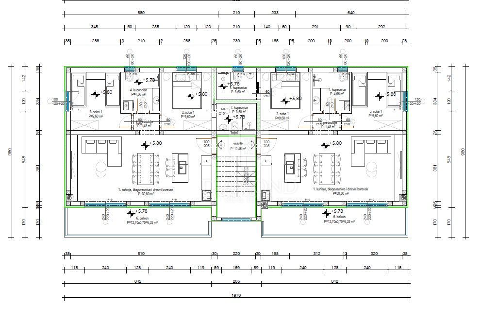 Umago! Appartamento con vista mare e 2 camere da letto!