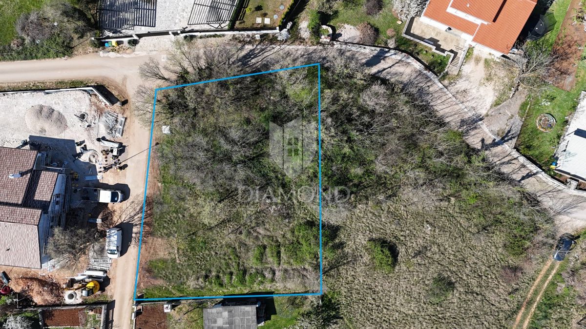 Labin, Umgebung, Baugrundstück in Top-Lage