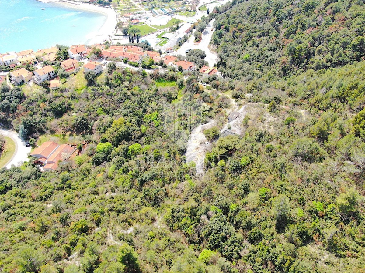 Rabac, terreno edificabile e costruzione di appartamenti, vista mare