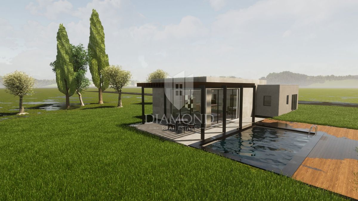 Dignano, terreno con permessi di costruzione approvati