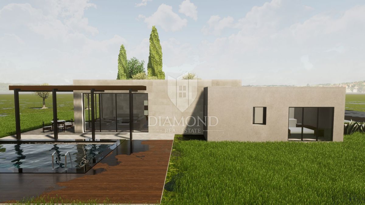 Dignano, terreno con permessi di costruzione approvati