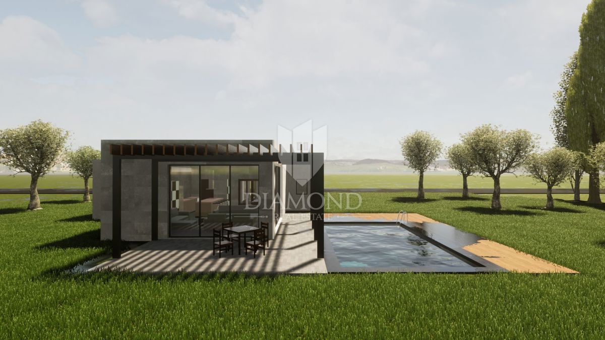 Dignano, terreno con permessi di costruzione approvati