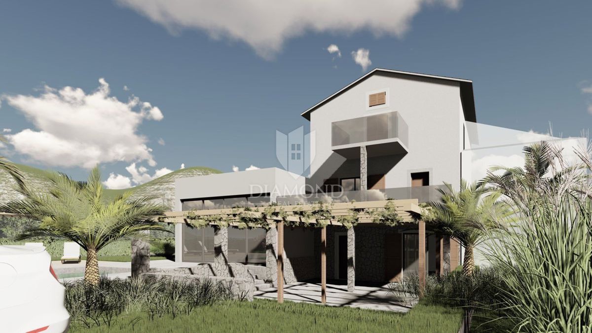 Zona di Umago, casa in pietra in una posizione tranquilla