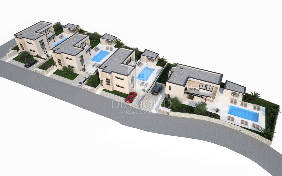 Fasana, dintorni, casa nuova con piscina